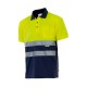 Polo Bicolor A.V. Marino/Amarillo Flúor