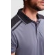 Polo Hombre 100% poliéster piqué, 160 g/m².