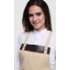Delantal Canvas Cruzado atrás. Loneta 40%Pol - 40%Alg - 20% Lino 290g/m2