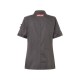 Chaq Chef Mujer, m/corta estilo Denim ROCK CHEF® Negro Vintage