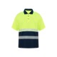 Polo Técnico Alta Visibilidad. 100 % polyester bird´s eye, 170 g/m².