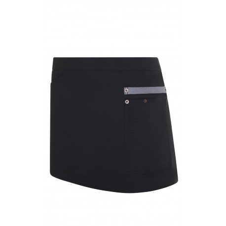 Delantal Canvas. 65%pol.-35%alg.320 g/m2 NEGRO/GRIS