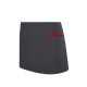 Delantal Canvas. 65%pol.-35%alg.320 g/m2 GRIS/GRANATE