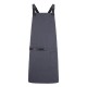 Delantal peto. 100% alg.org.hidr.240 g/m2 PIZARRA