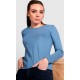 Camiseta Alg. Azul Denim
