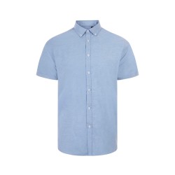 Camisa Oxford Stretch m/c 140 gr/m2 CELESTE