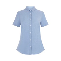Blusa Oxford Stretch m/c 140 gr/m2 CELESTE