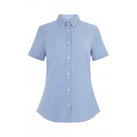 Blusa Oxford Stretch m/c 140 gr/m2 CELESTE