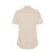Blusa Oxford Stretch m/c 140 gr/m2 BEIGE CLARO