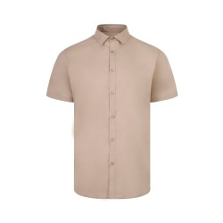 Camisa Stretch m/c 115 gr/m2 BEIGE CLARO