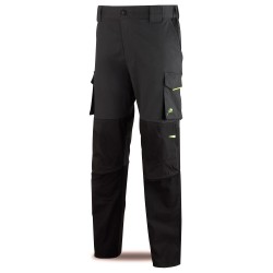 Pantalón Multibol Tej Stretch. 58% Pol-39% Alg-3% Elas GRIS/NEGRO