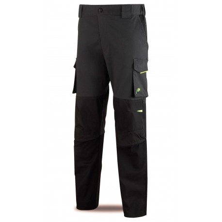 Pantalón Multibol Tej Stretch. 58% Pol-39% Alg-3% Elas GRIS/NEGRO