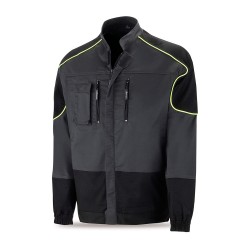 Chaqueta Multibolsillos. 58% Poliéster - 39% Algodón - 3% Elastano. 245 gr/m2.