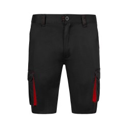 Berm Stretch Bicolor. 46% Alg.38%EME16%Pol.240 g/m2 NEGRO/ROJO