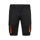 Berm Stretch Bicolor. 46% Alg.38%EME16%Pol.240 g/m2 NEGRO/NARANJA