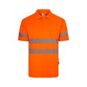 Polo Poliéster Reciclado M/C Cinta Segmentada. UPF 50+