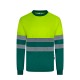 Camiseta Poliéster Reciclado Bicolor M/L Cinta Segmentada. UPF 50+