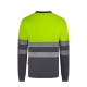 Camiseta Poliéster Reciclado Bicolor M/L Cinta Segmentada. UPF 50+
