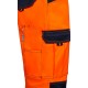Pantalón Stretch con Rodilleras Cinta Segmentada. 77% pol. 20% alg. 3% elas. 250 g/m2