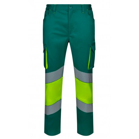 Pantalón Stretch Bicolor Cinta Segmentada. 77% pol. 20% alg. 3% elas. 250 g/m2