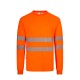Camiseta Algodón M/L Cinta Segmentada. Piqué. 55% alg. 45% pol. 150 g/m2