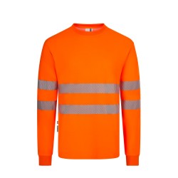 Camiseta Algodón M/L Cinta Segmentada. Piqué. 55% alg. 45% pol. 150 g/m2