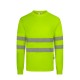 Camiseta Algodón M/L Cinta Segmentada. Piqué. 55% alg. 45% pol. 150 g/m2
