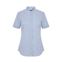 Blusa Stretch M/Corta. CELESTE