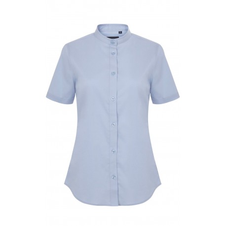 Blusa Stretch M/Corta. CELESTE