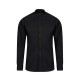Camisa Stretch cuello Mao. 67% alg. 29% pol. 4% elas. NEGRO