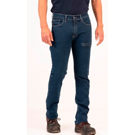 Vaquero Elástico de trabajo. 97% Alg. - 3% Elastano, 270gr/m2