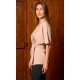 Casaca Señora tipo kimono. 94% Poliéster, 6% Elastano, 165 gr/m²