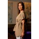 Casaca M. Japonesa,Fajin 100% Pol. BEIGE VIGORE