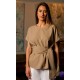 Casaca M. Japonesa,Fajin 100% Pol. BEIGE VIGORE