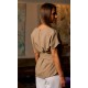 Casaca M. Japonesa,Fajin 100% Pol. BEIGE VIGORE