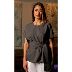 Casaca M. Japonesa,Fajin 100% Pol. GRIS VIGORE