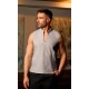 Casaca Cuello Mao s/m. 80% Alg. 20% Pol. 146 gr/m² GRIS CLARO