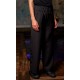 Pantalón M Cint Elástica. 92%pol.8%elas.215 gr/m² NEGRO
