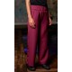 Pantalón M Cint Elástica. 92%pol.8%elas.215 gr/m² VINO