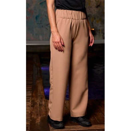 Pantalón M Cint Elástica. 92%pol.8%elas.215 gr/m² MARRON