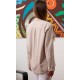 Polera Unis. Oversize M/L .80%Alg.20%Pol.146 gr/m² BEIGE