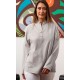 Polera Unis. Oversize M/L .80%Alg.20%Pol.146 gr/m² GRIS