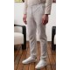 Pantalón Unis. Estilo Lino. 80%Alg. 20%Pol.146 gr/m² GRIS