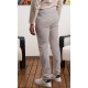 Pantalón Unis. Estilo Lino. 80%Alg. 20%Pol.146 gr/m² GRIS