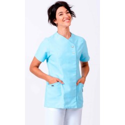 Casaca Microfibra Mujer.100% Poliéster.145gr/m² CELESTE