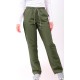 Pantalón Unisex Microfibra. Verde Caqui