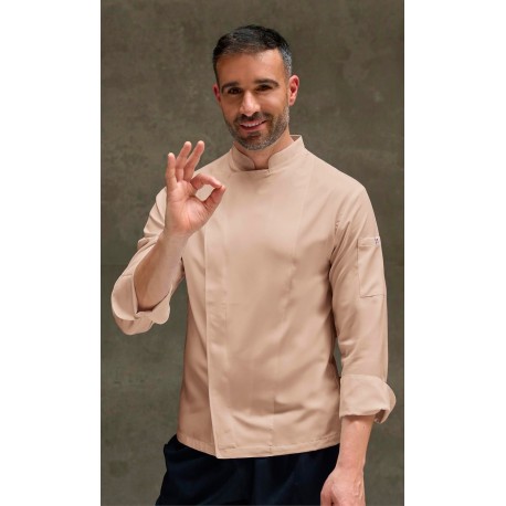 Chaqueta de Microfibra con espalda Transpirable. 94% Pol. 6% Elas. 165 gr/m²
