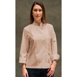 Chaqueta de Microfibra con espalda Transpirable. 94% Pol. 6% Elas. 165 gr/m²