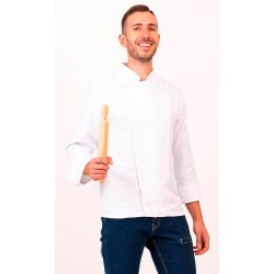 Chaqueta de Microfibra con espalda Transpirable. 100% Pol. 145 gr/m²