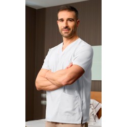 Casaca Microfibra Unisex, espalda transpirable. 100% Poliéster. 145 gr/m²